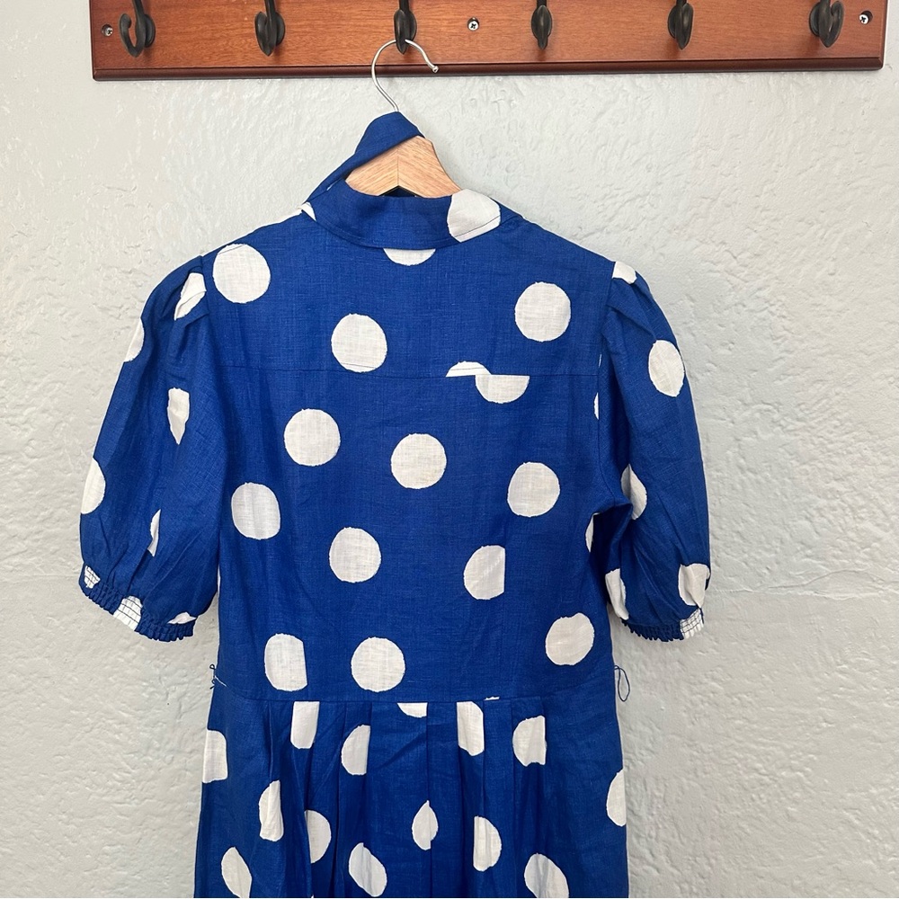 Boden Blue Alexa Linen Maxi Shirt Dress - Picture 13 of 13